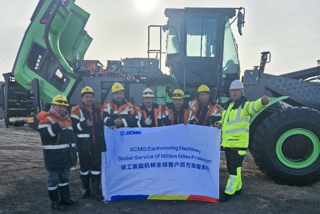 Go to overseas coal mines! "All love to drive" XCMG pure electric loader