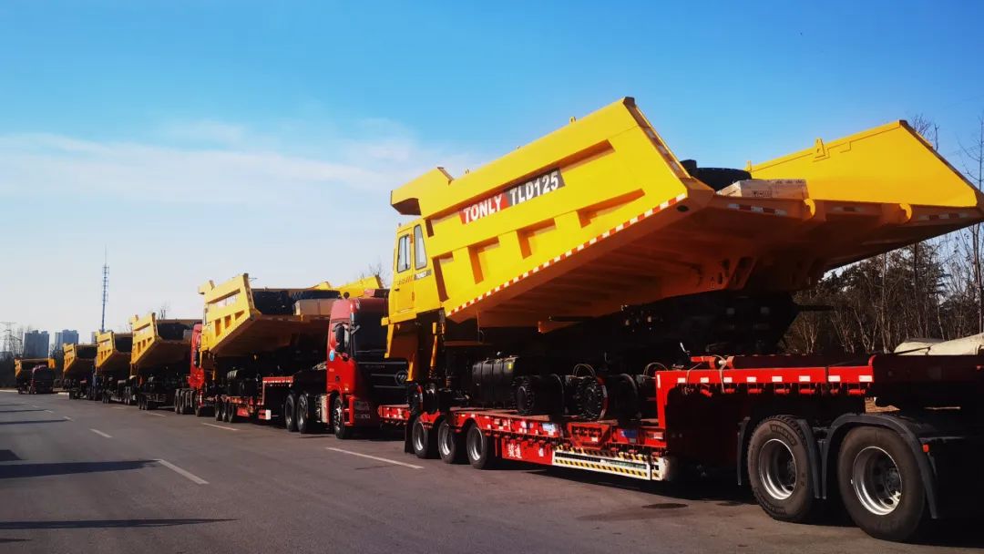 Run out of the "sea" acceleration | Tongli Heavy Industry TLD125 mining vehicles landed in South America in batches