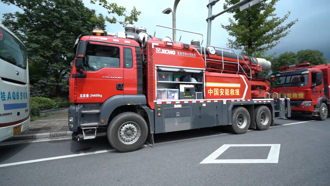 [Directly Hit Guilin] Many Drainage Emergency Equipment of XCMG Go All Out to Fight!