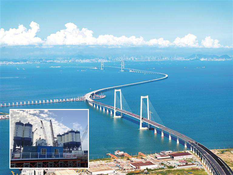 Shantui: The Mainstay of the Construction of Shenzhen-Zhongshan Bridge