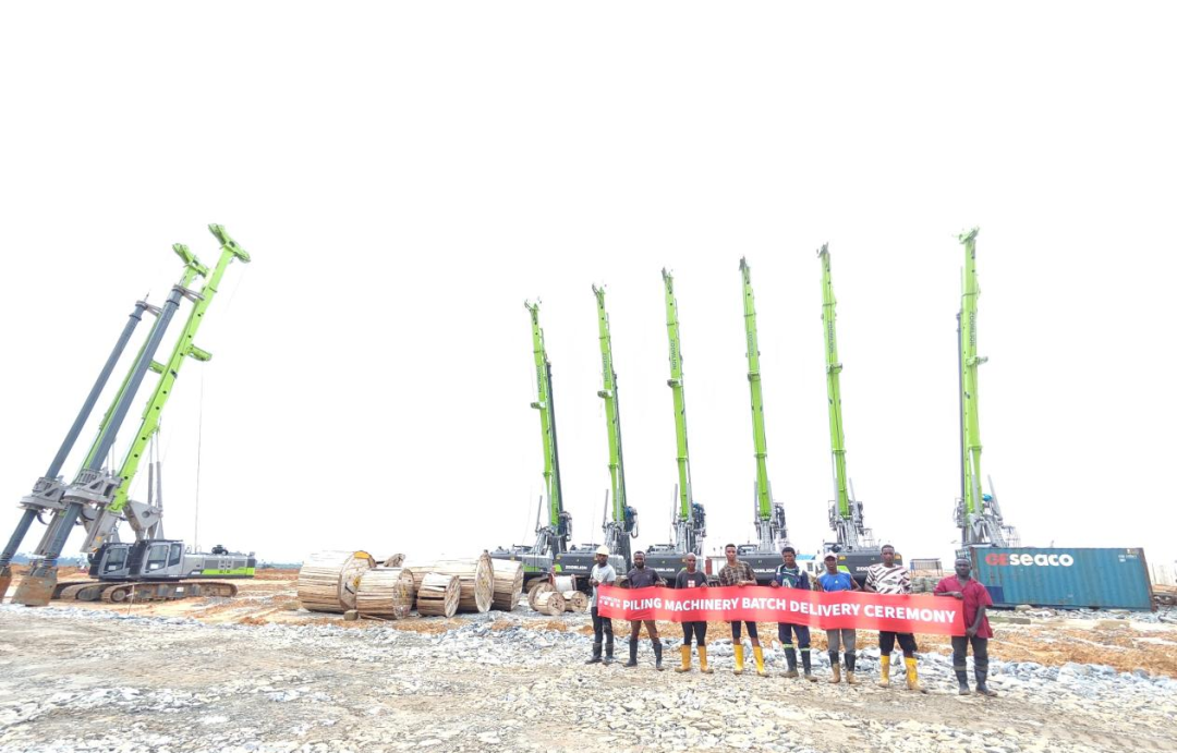 Infrastructure "Driller" Becomes Popular Overseas, Zoomlion Rotary Drilling Rig Delivered to Nigeria in Batch