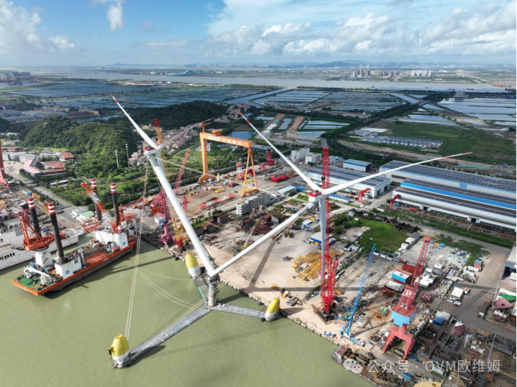 Liugong Owim participates in the construction of floating wind power platform with the largest single capacity in the world