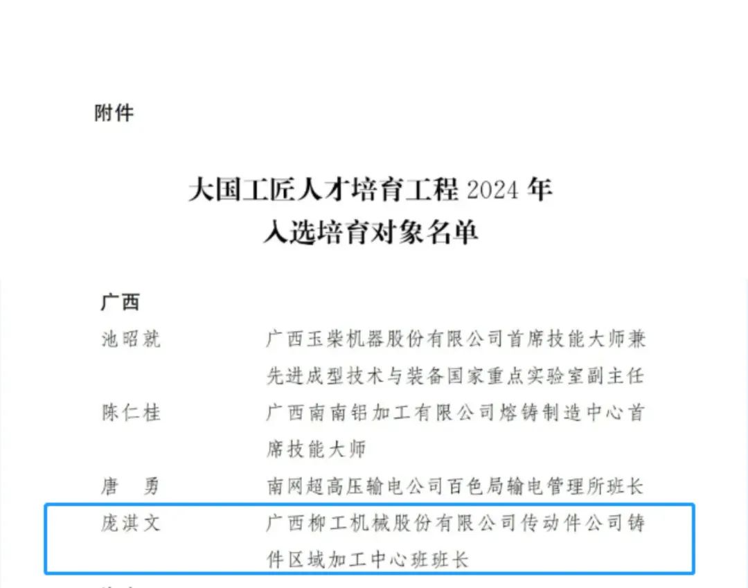 In 2024, the cultivation objects of big country craftsmen were announced, and Liugong Pang Qiwen was on the list!