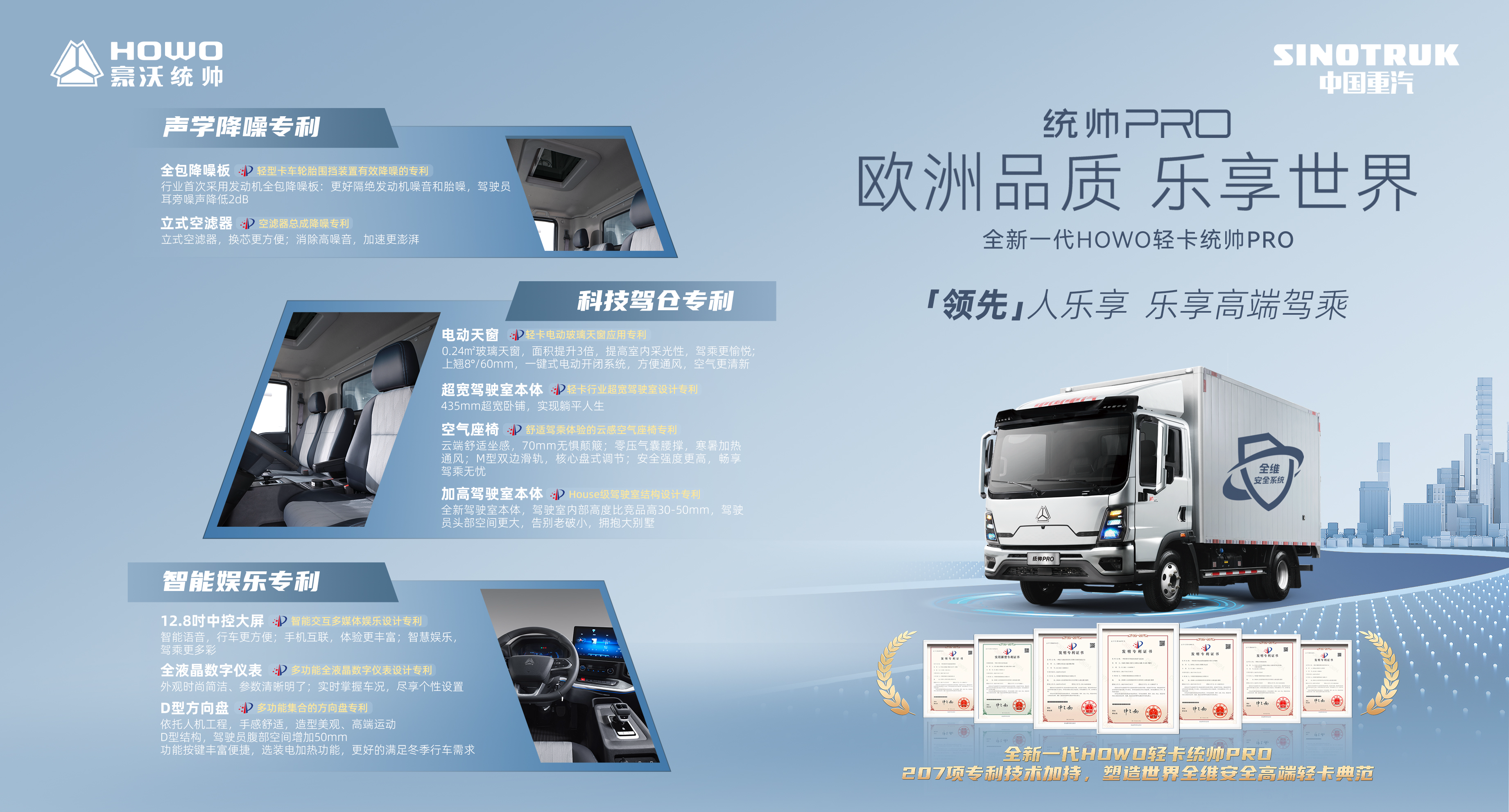 Leading "People's Enjoyment" — — Sinotruk HOWO Light Truck Commander-in-Chief PRO Creates New High-end Driving Experience