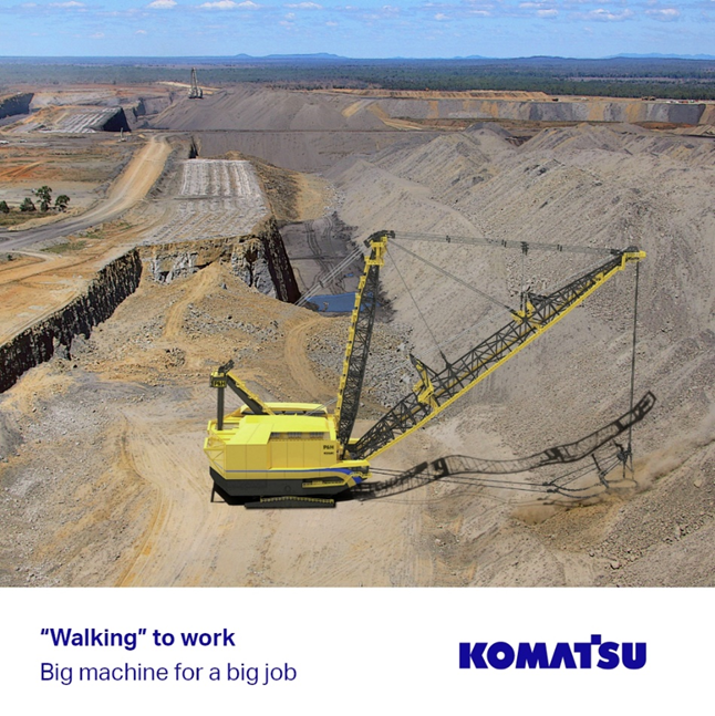 Komatsu: Dragline excavator