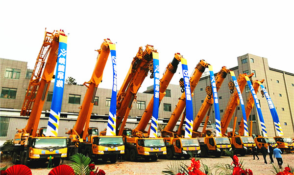 Sales report of main products such as crane, grader and aerial work platform in July 2024