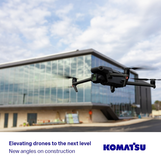 Komatsu drone