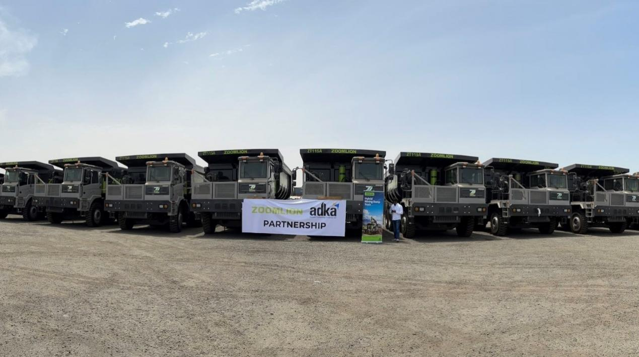 "Mine" World Hero Is Popular Overseas, Zoomlion Wide-body Dump Truck Delivered to Saudi Arabia in Batch