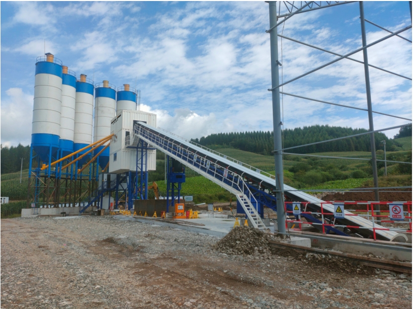 Shantui Jianyou Mixing Station Serves Water Supply Project in Central and Western Jilin