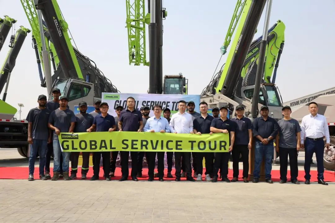 Large orders, large tonnage! Zoomlion Construction Crane Shows Its Elegance in UAE