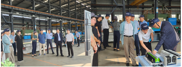 Innovation, Pragmatism, Cooperation and Win-win — Leaders of China Urban Rail Transit Association visited our company to inspect embedded rail products