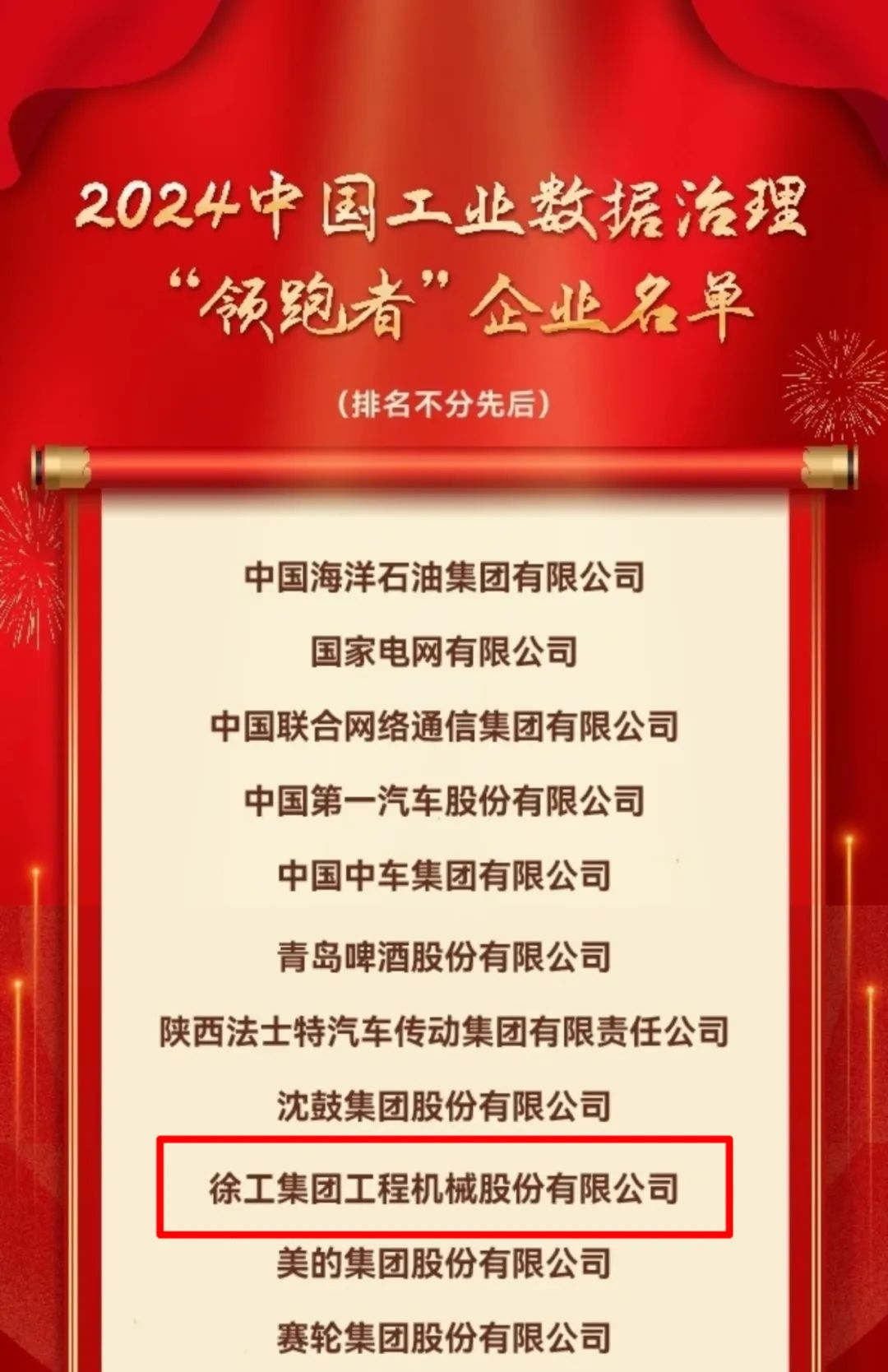 XCMG was awarded the "Leader" Enterprise of Industrial Data Governance in China!