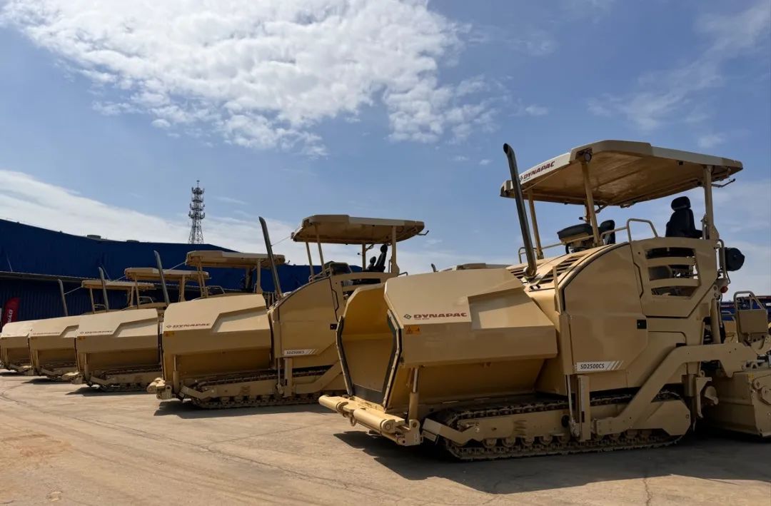 Helping Middle East Infrastructure | Dynapac SD2500CS Paver Exported to Saudi Arabia in Batch