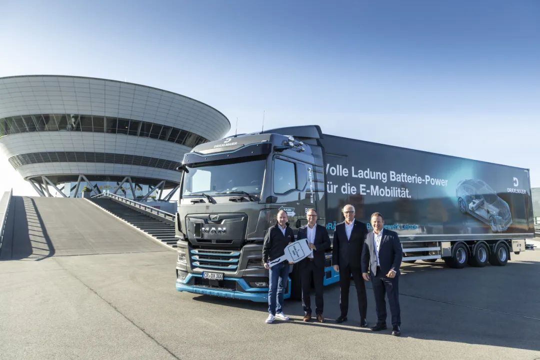 The world's first man electric truck is officially delivered, and man has officially entered a new era of transformation.