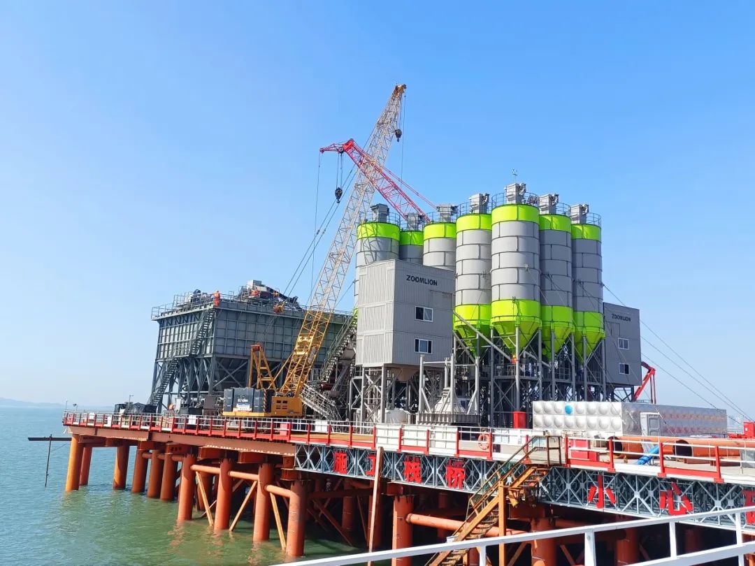 Aurora Green on the Sea, Zoomlion Mixing Station Helps Xiamen Develop "New Artery" Across the Island