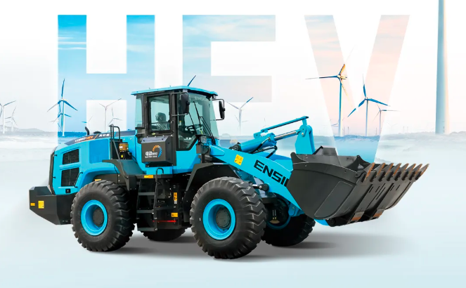 Yingxuan YX60HEV hybrid electric loader, intelligent energy-saving, hard-core strength, shining "industry card"