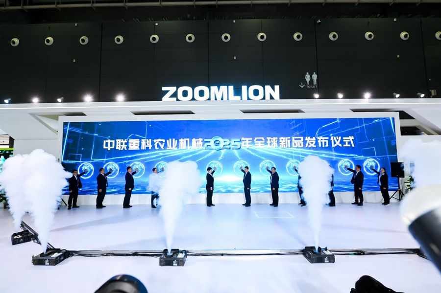 Group of "New" Brilliant Benchmarks Set Again, Zoomlion Agricultural Machinery Global New Product Heavy Release