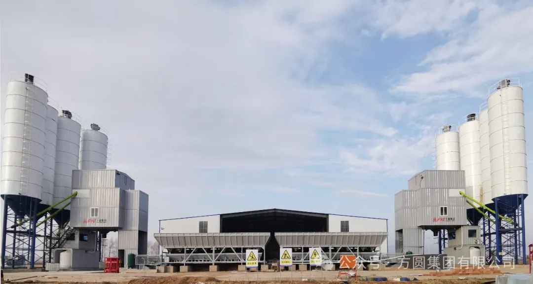 HZS90D Mixing Station of Fangyuan Group Participates in the Construction of Major Water Conservancy Projects to Improve Grain Production Capacity in Heilongjiang Province