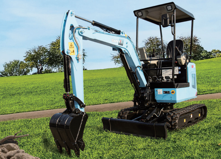 The popularity of micro-excavator is Sany's popular sSY19E electric excavator.