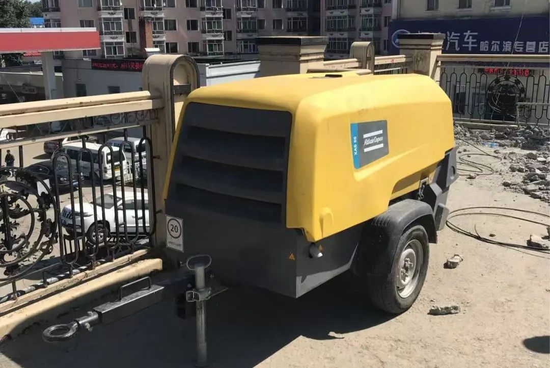 Atlas Copco XAS 88KD: Welcome the Asian Winter Games and help upgrade the roads in Harbin