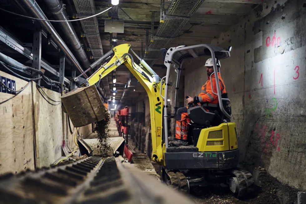 Munich Railway Station Construction: Wicknosen Zero Emission Equipment Helps Green Construction