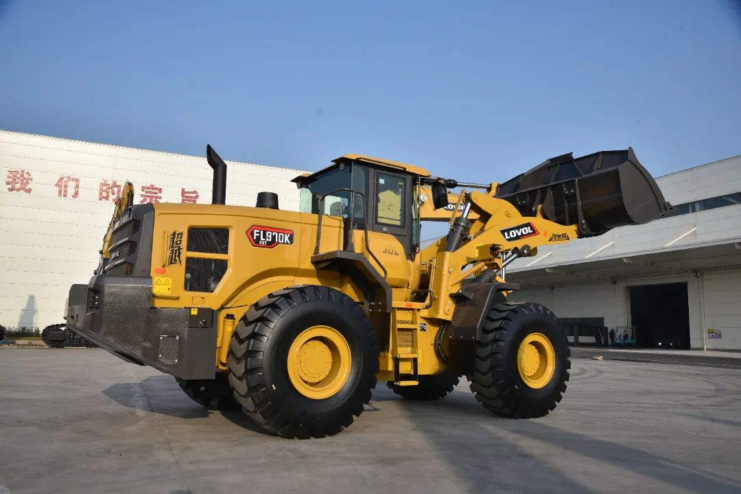 Lovol FL970K-HST loader is recommended for 2024 Shanghai BMW Exhibition, which is efficient, energy-saving, reliable and comfortable!