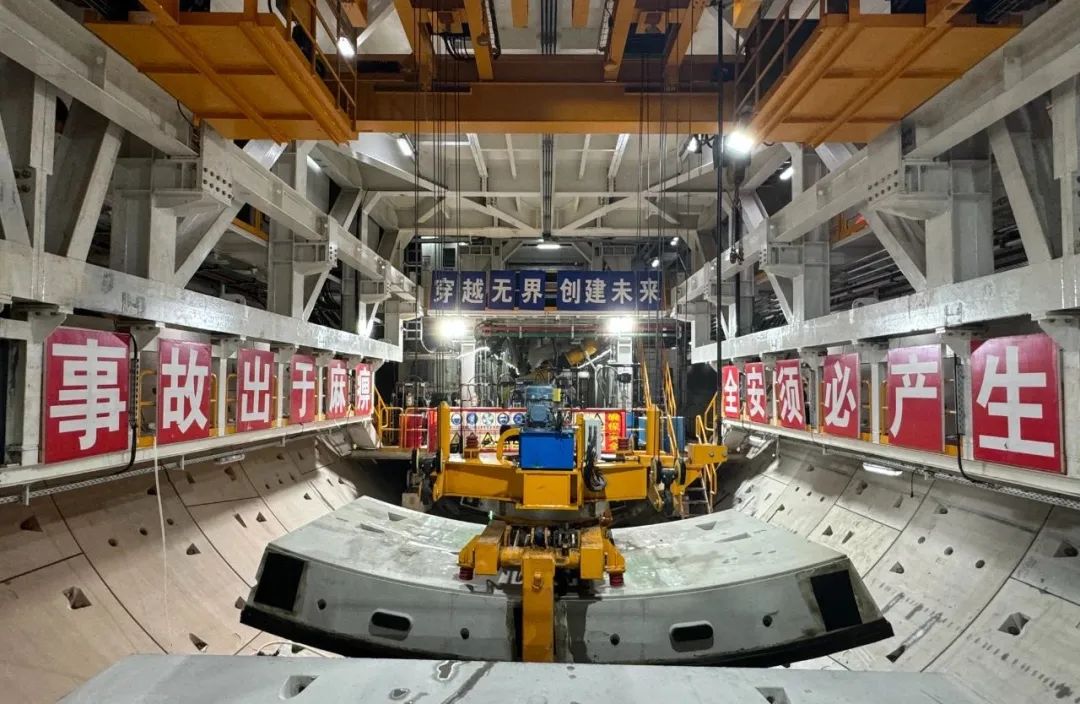 China Railway Equipment Tunneling Breaks Two Kilometers! This tunnel "progress bar" refreshes