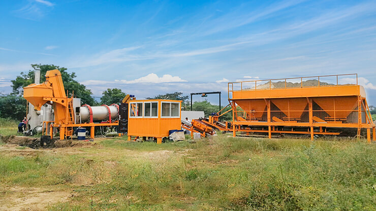 ACE Group Continuous Drum Mix Asphalt Plant DAP120 High Capacity 120 T/H Large-Scale Road Construction Equipment