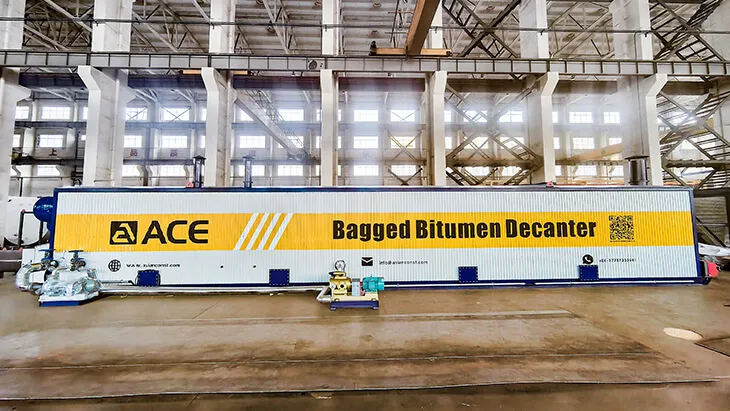 ACE Group DJT-10000 Bitumen Melting Machine 10t/h Capacity Heavy Duty Asphalt Melter for Industrial Road Construction
