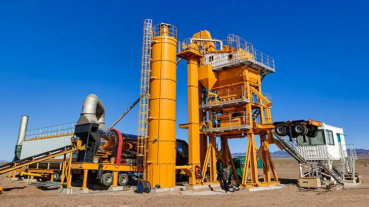 ACE Group 160 t/h High Capacity Mobile Asphalt Plant MAP160: Continuous Integrated Asphalt Mixing Plant for Highway and Infrastructure Projects