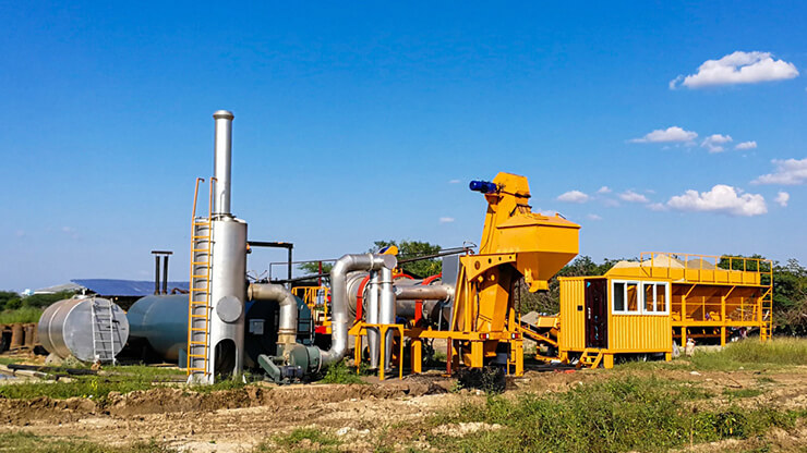 ACE Group DAP80 80t/h Continuous Asphalt Plant  – High-Efficiency Hot Mix Asphalt Plant, Road Paving Machine, Asphalt Production Equipment, CE & ISO Approved