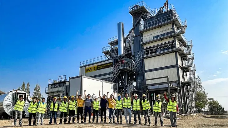 ACE ALB 1200 Installation de mélange d 'asphalte