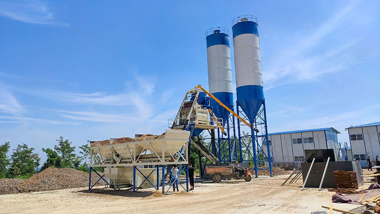 ACE Group HCP120 120m³/h Concrete Batching Plant Heavy Duty High Precision For Infrastructure Projects CE ISO