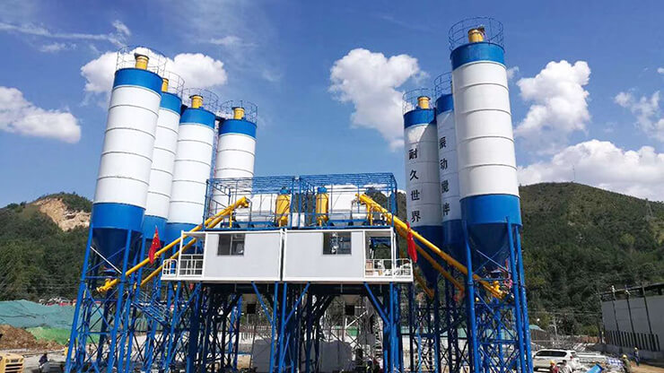 ACE Group HCP150 150m³/h Concrete Batching Plant Super Capacity Energy Saving For Large Construction CE ISO