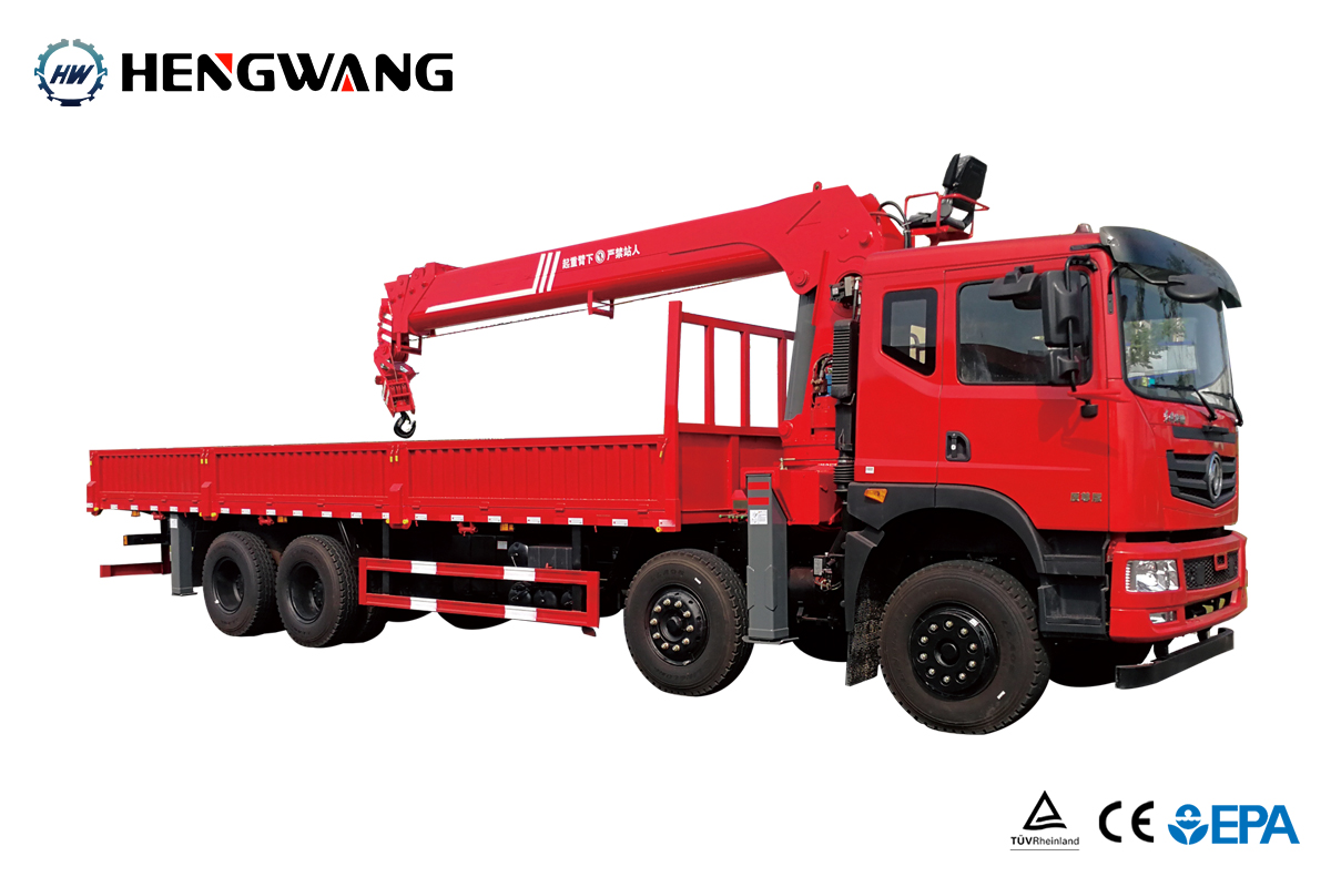 Hengwang 16000KG Truck With Crane Loader Crane