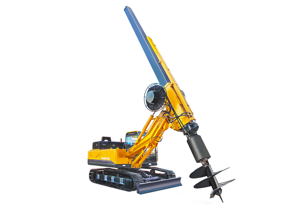 Hengwang Crawler Rotary Pile Driver Pilote de pile