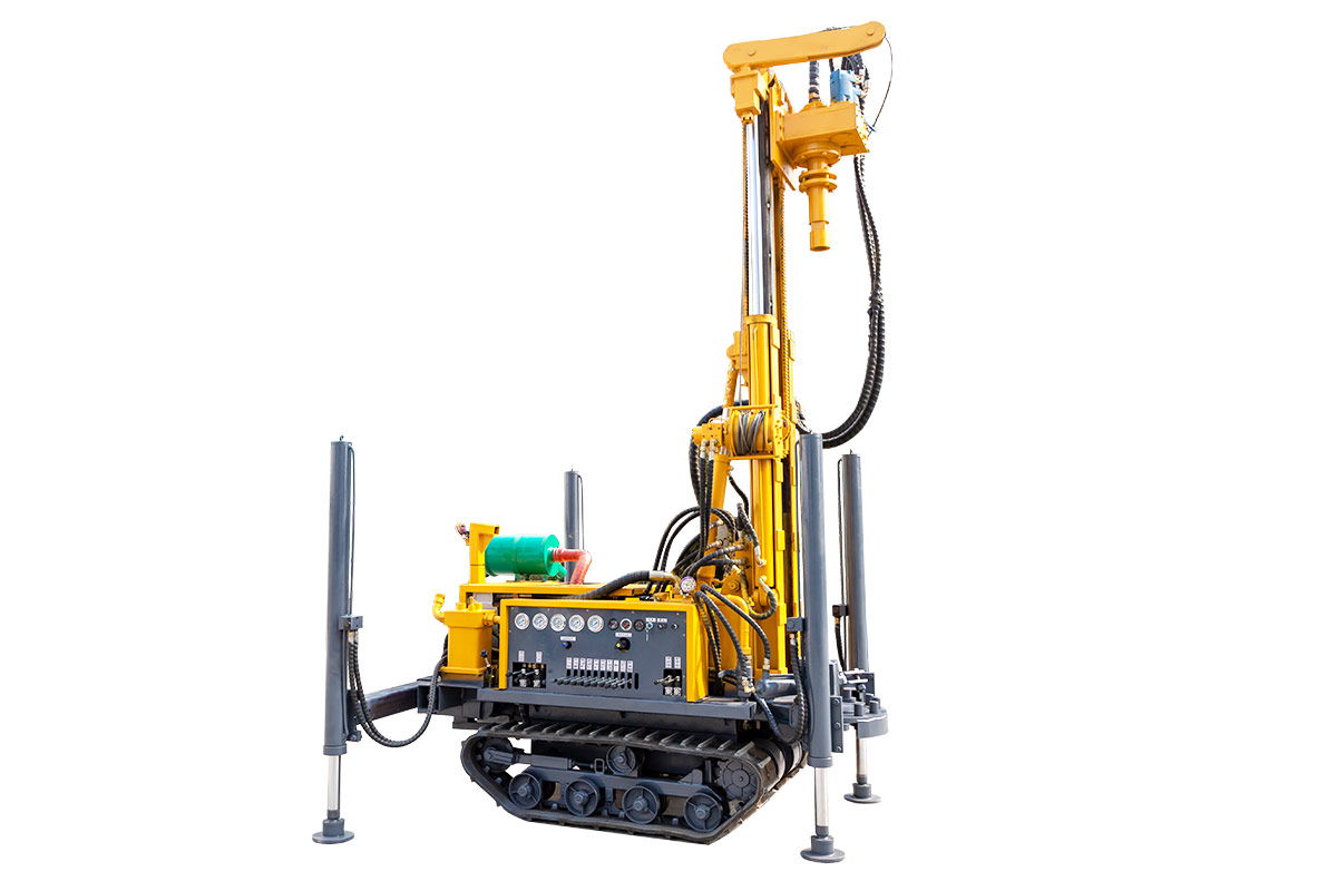 Hengwang HQZ-160L Pneumatic Drill Rig Crawler Type