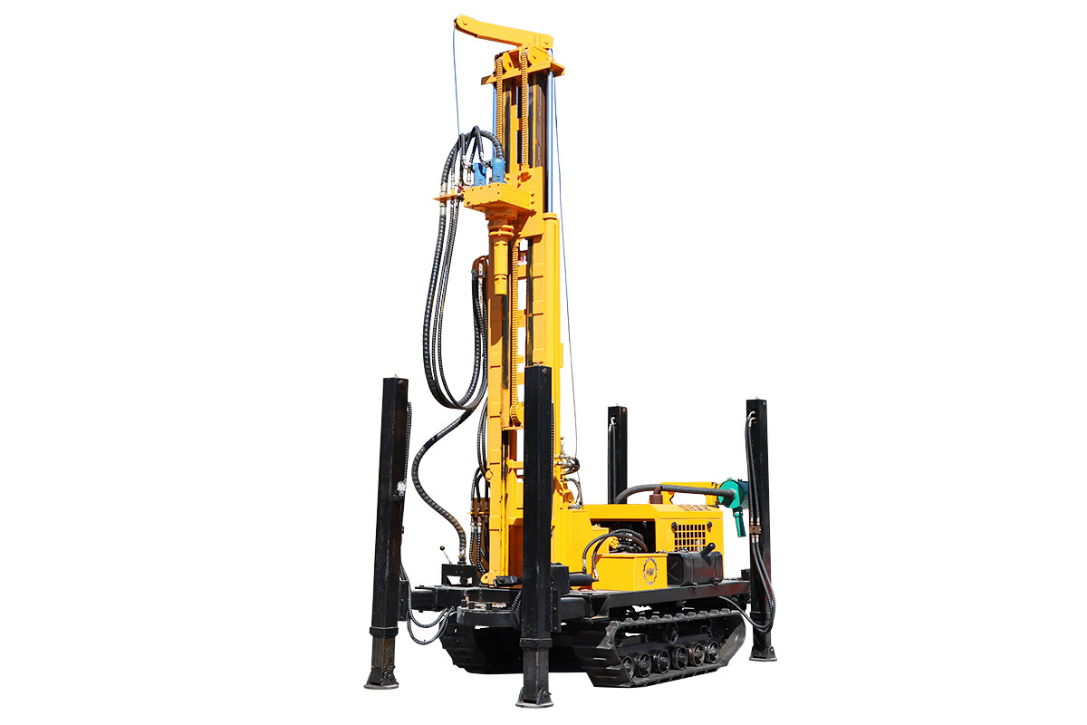 Hengwang HQZ-180L Pneumatic Drill Rig Crawler Type