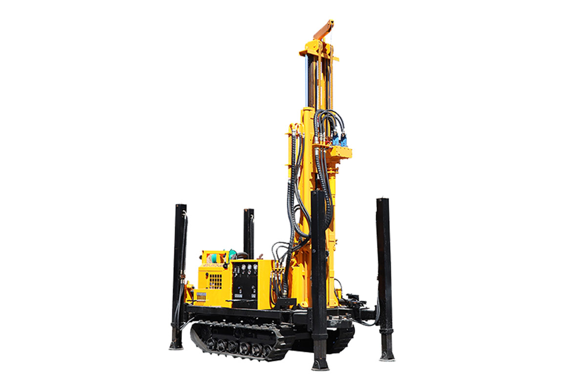 Hengwang HQZ-220L Pneumatic Drill Rig Crawler Type