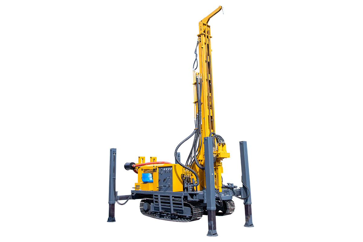 Hengwang HQZ-400L Pneumatic Drill Rig Crawler Type