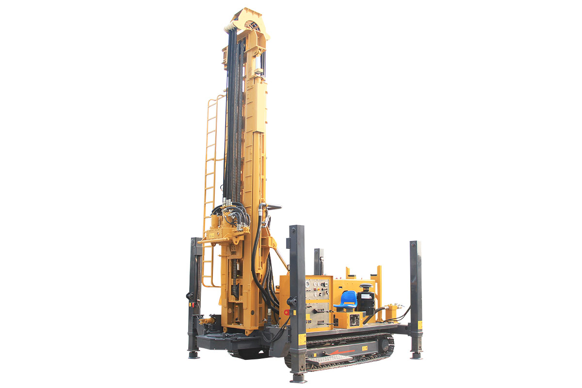 Hengwang HW7/350 Crawler Water Well Drilling Rig Crawler Type