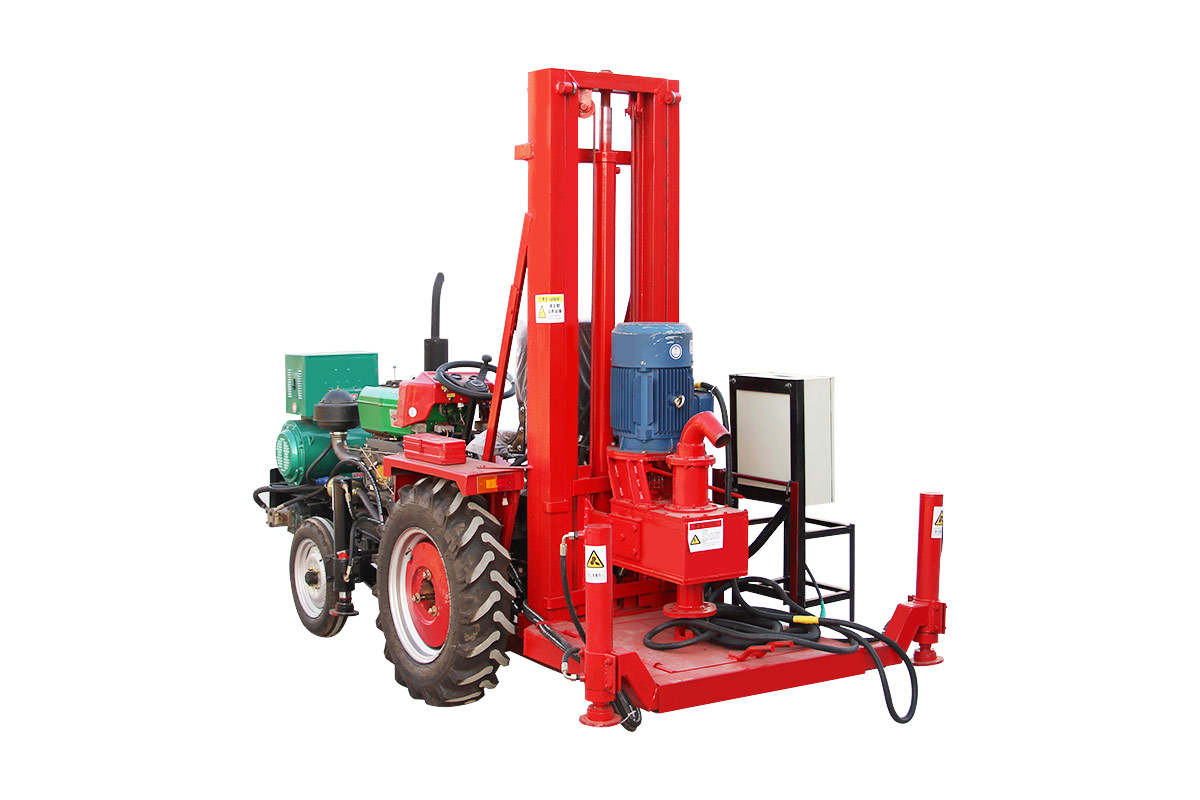 Hengwang HW-100 Tractor Positive Circulation Drilling Rig Reverse Circulation Drill Rig