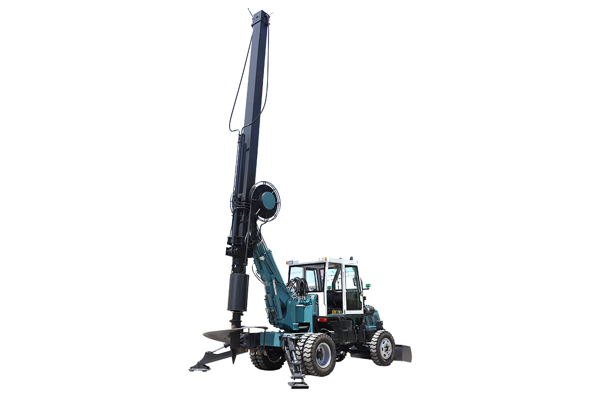 Hengwang Wheel Rotary Pile Driver Pilote de pile