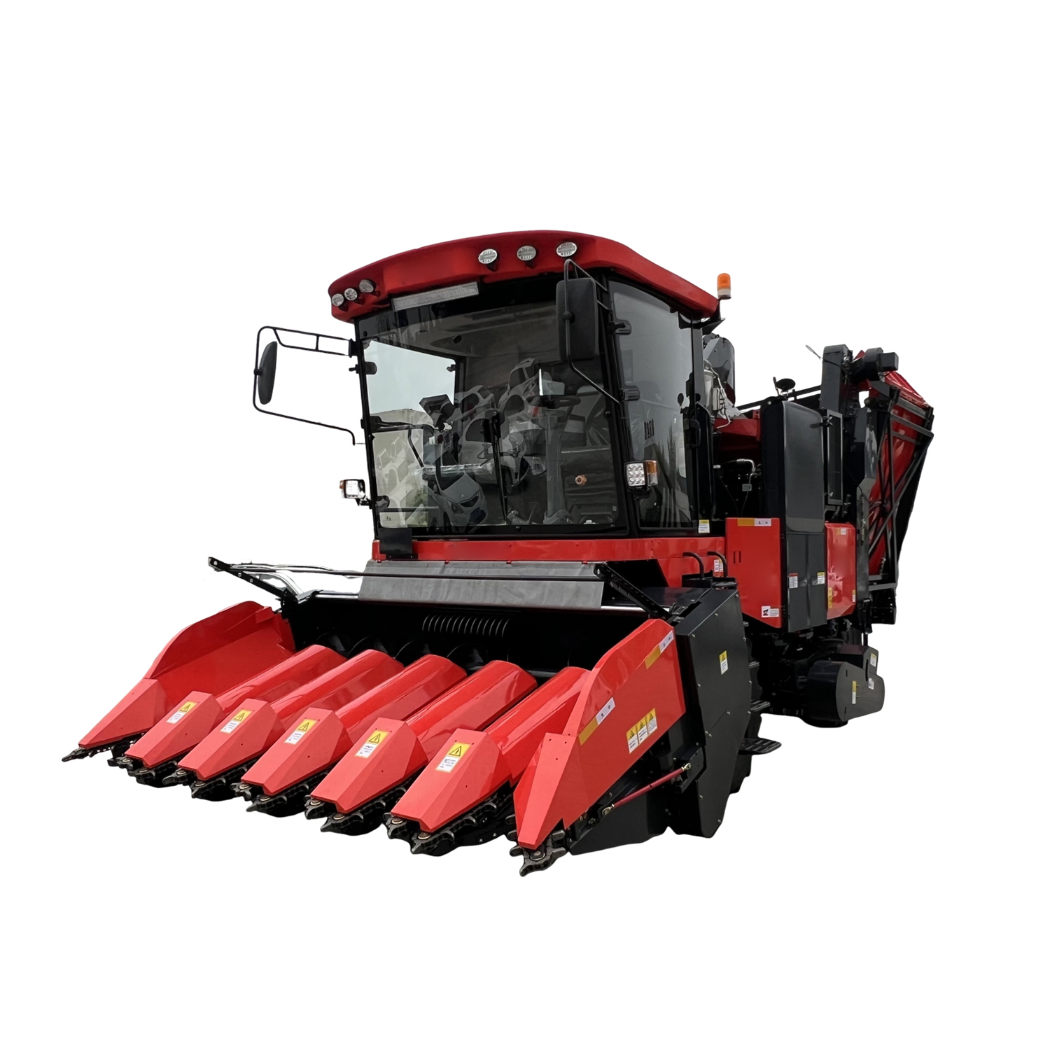 Limaotong 六行板式割台玉米收获机 Combine harvester